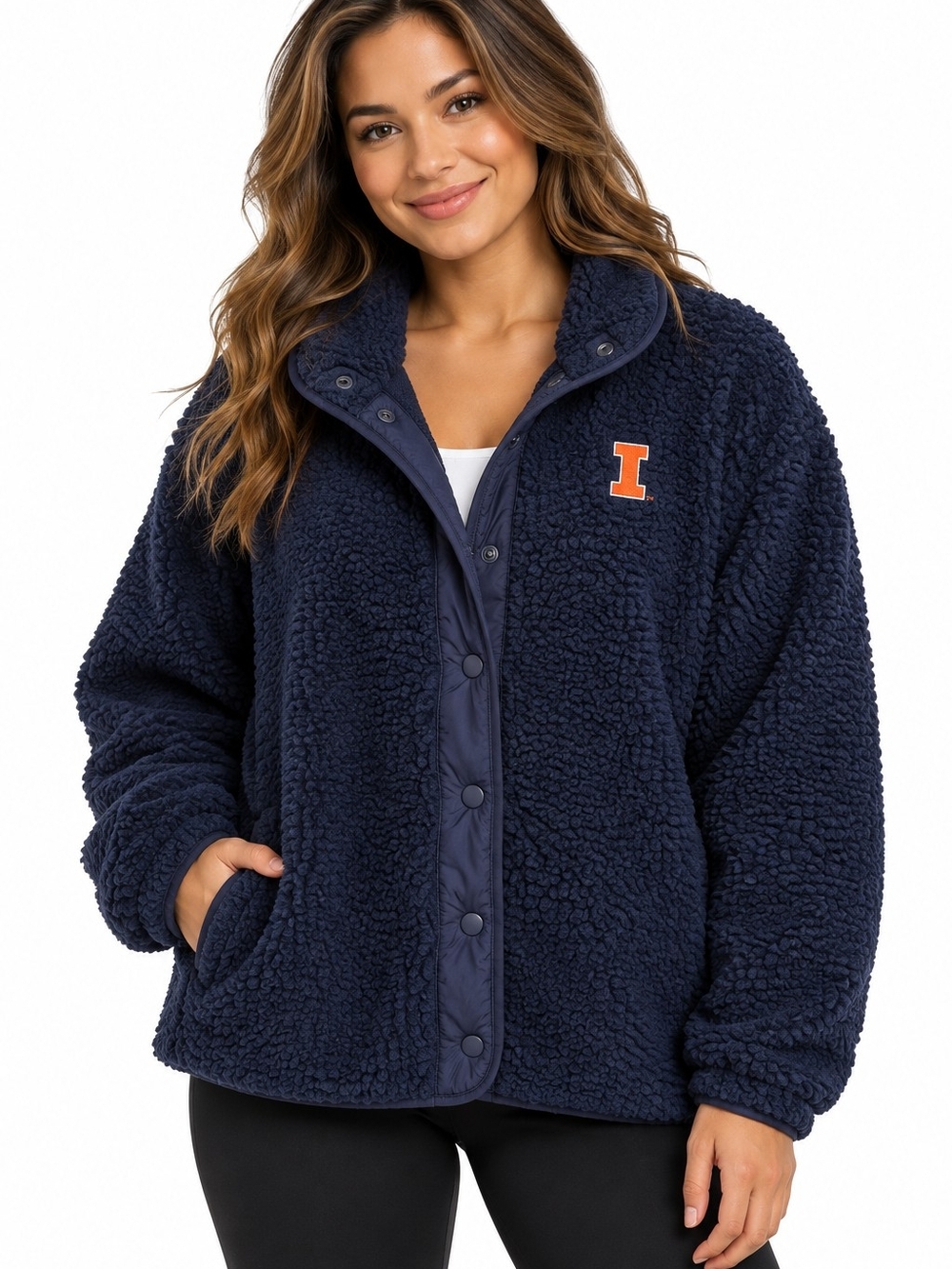 PINK X Illini Sherpa Jacket